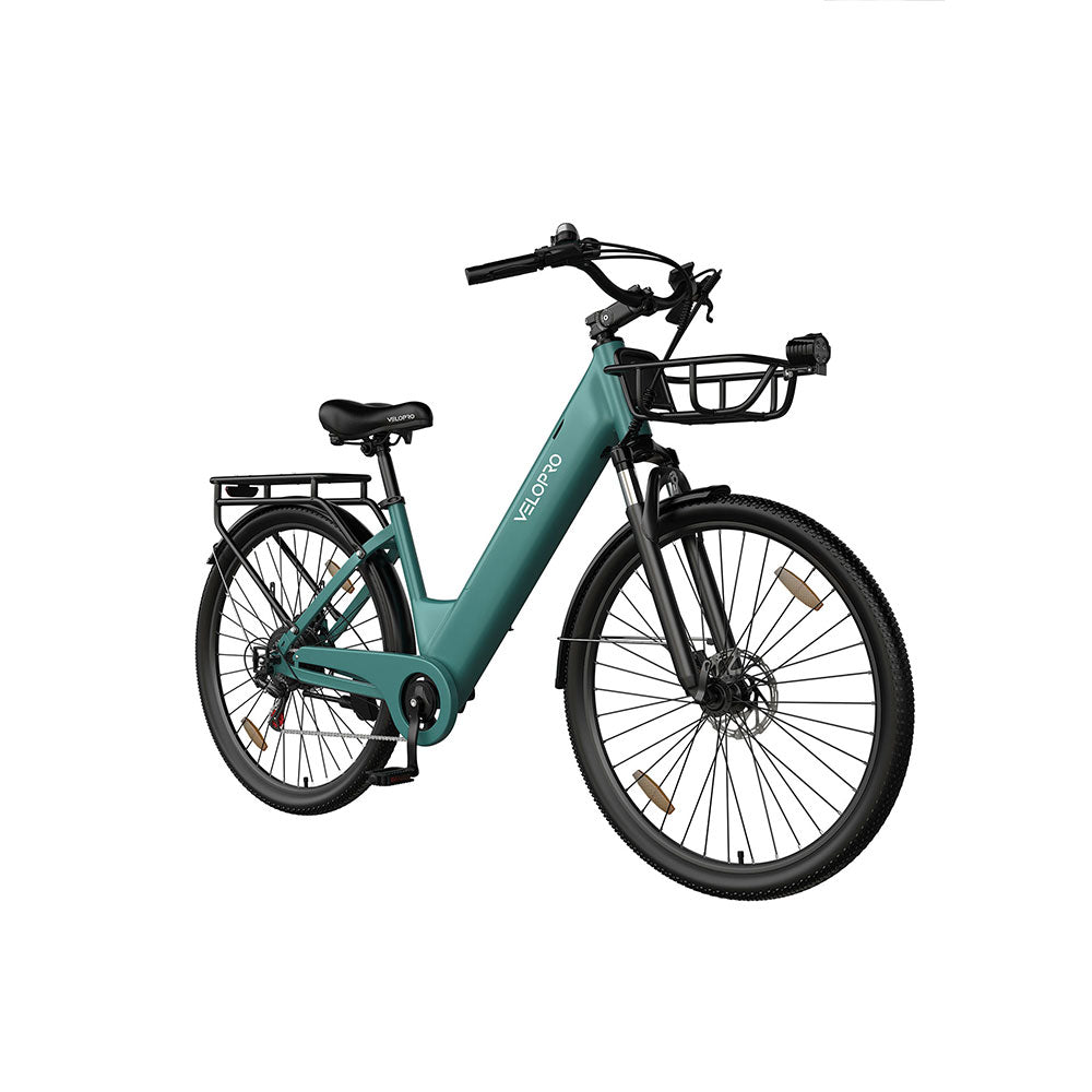 Vélo électrique de ville Velopro C1 Pro à cadre ouvert – Moteur 250 W, jusqu'à 150 km d'autonomie