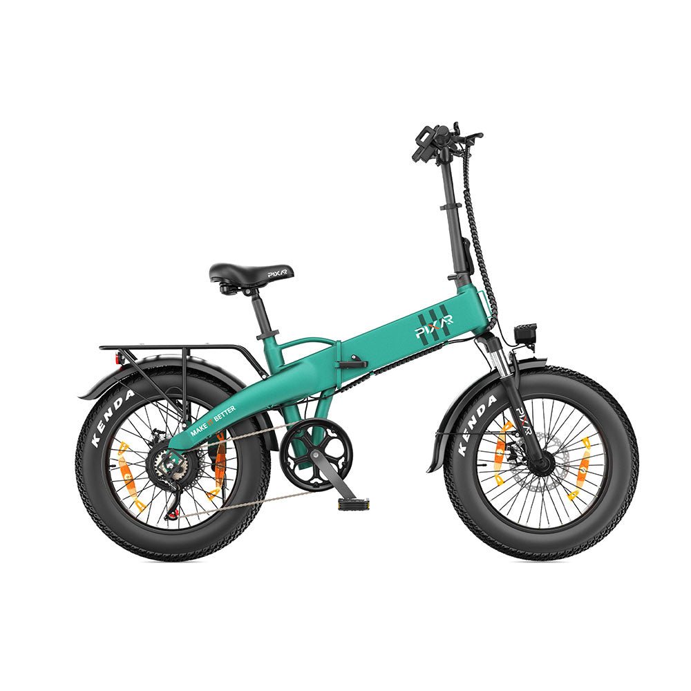 PIXAR F2 20″ Folding Fat Tire E-Bike – 250W Motor, 36V 15Ah Samsung Battery, Up to 100km Range
