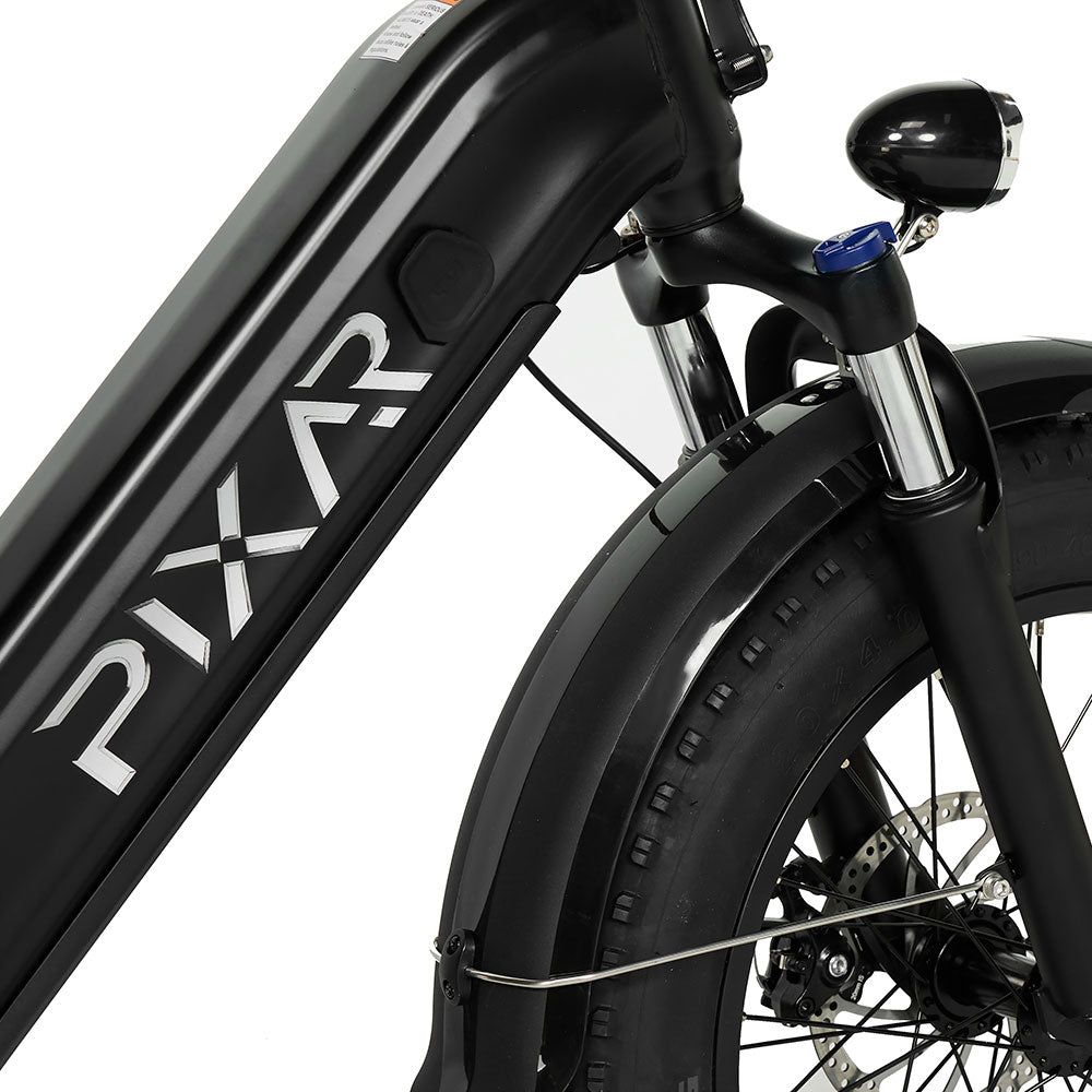 PIXAR Ride front suspension fork and headlight