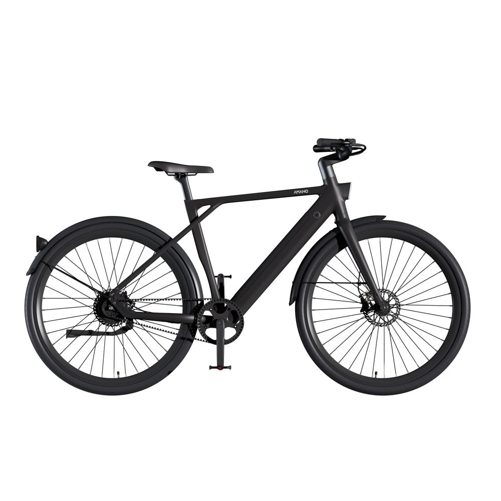 Black Amano S900 lightweight city e-bike