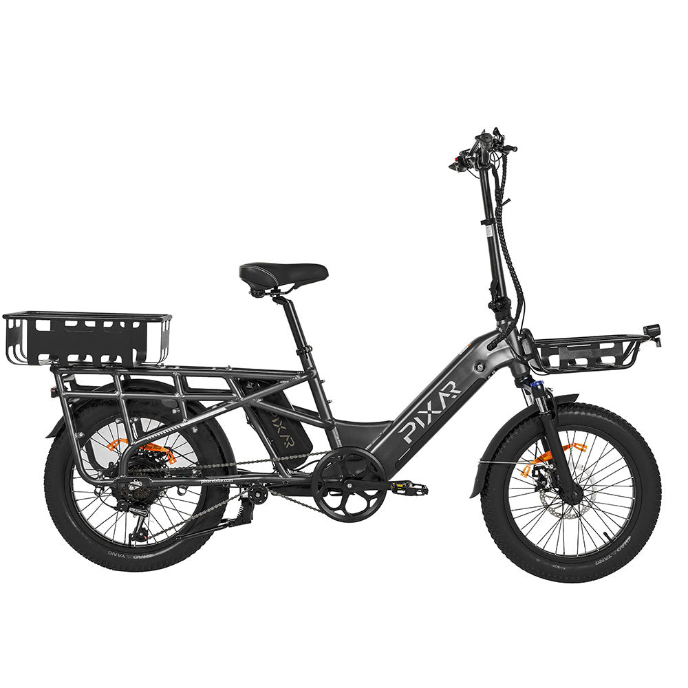PIXAR Plus 20″ Tiefeinsteiger Fat Tire E-Bike – 250W Motor, 48V 10.4Ah/20Ah Akku