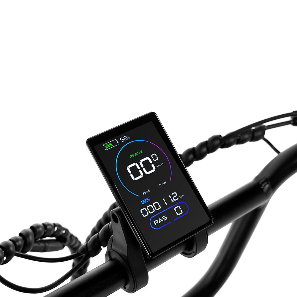 PIXAR Ride multifunction LCD display close-up