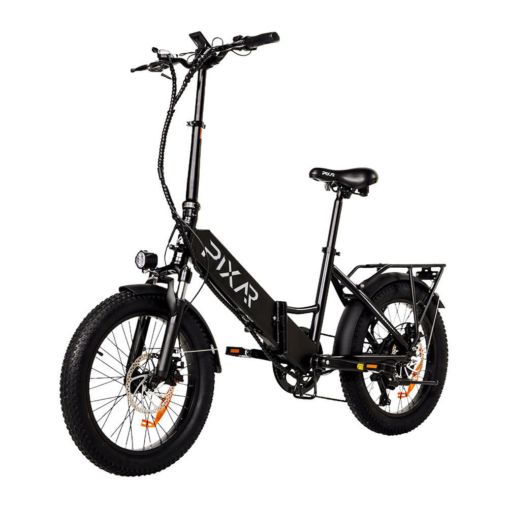 PIXAR Wind – 20" Folding Fat Tire E-Bike – 250W Motor, 48V 10.4Ah Samsung Battery, Up to 45km Range