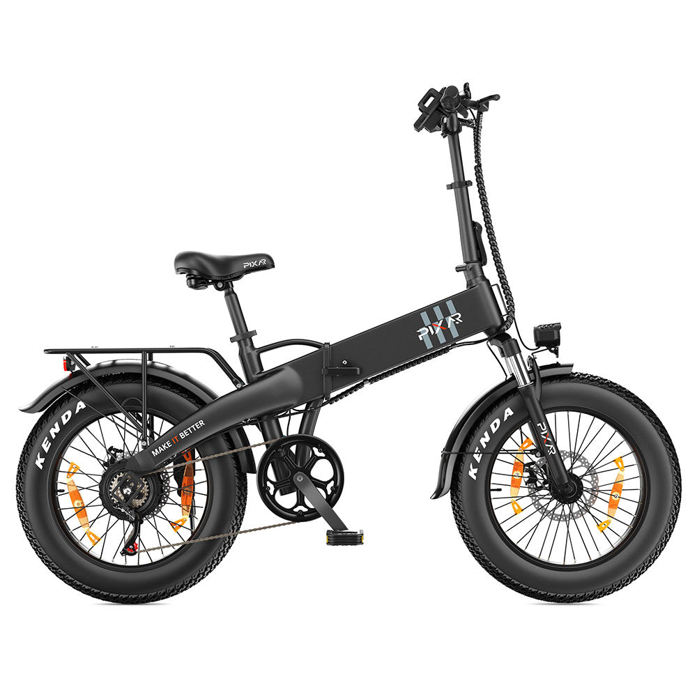 PIXAR F2 20″ Folding Fat Tire E-Bike – 250W Motor, 36V 15Ah Samsung Battery, Up to 100km Range