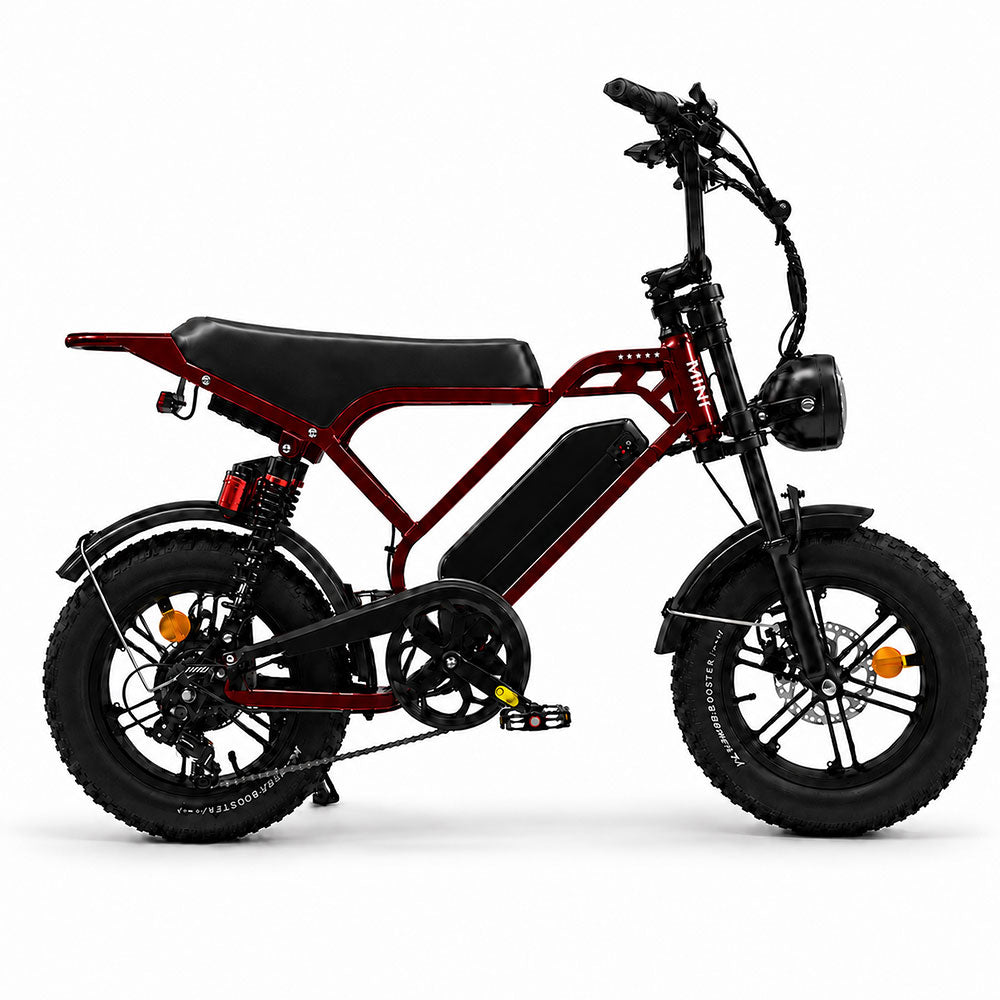 EChoice MINI 16″ Compact Fat Tire E-Bike – 250W Motor, 48V 15Ah Battery, Up to 80km Range