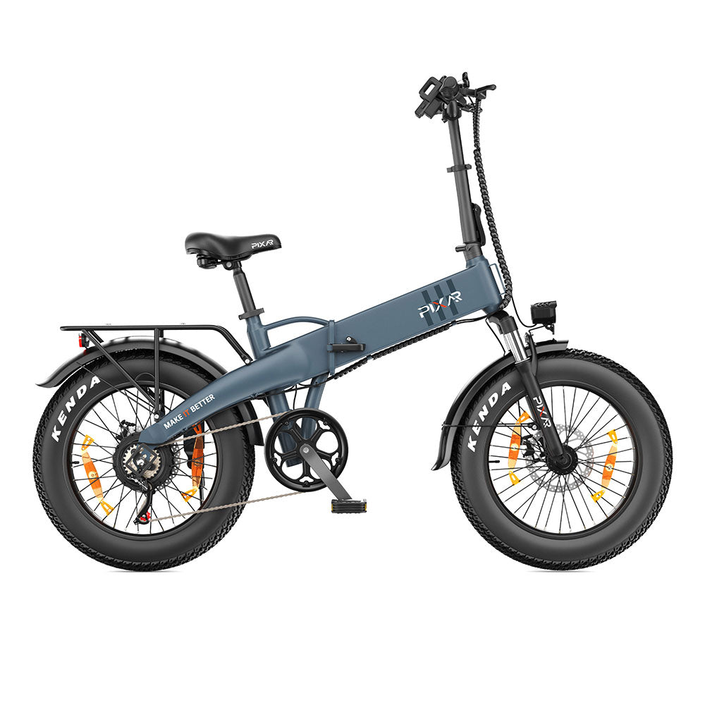PIXAR F2 20″ Folding Fat Tire E-Bike – 250W Motor, 36V 15Ah Samsung Battery, Up to 100km Range